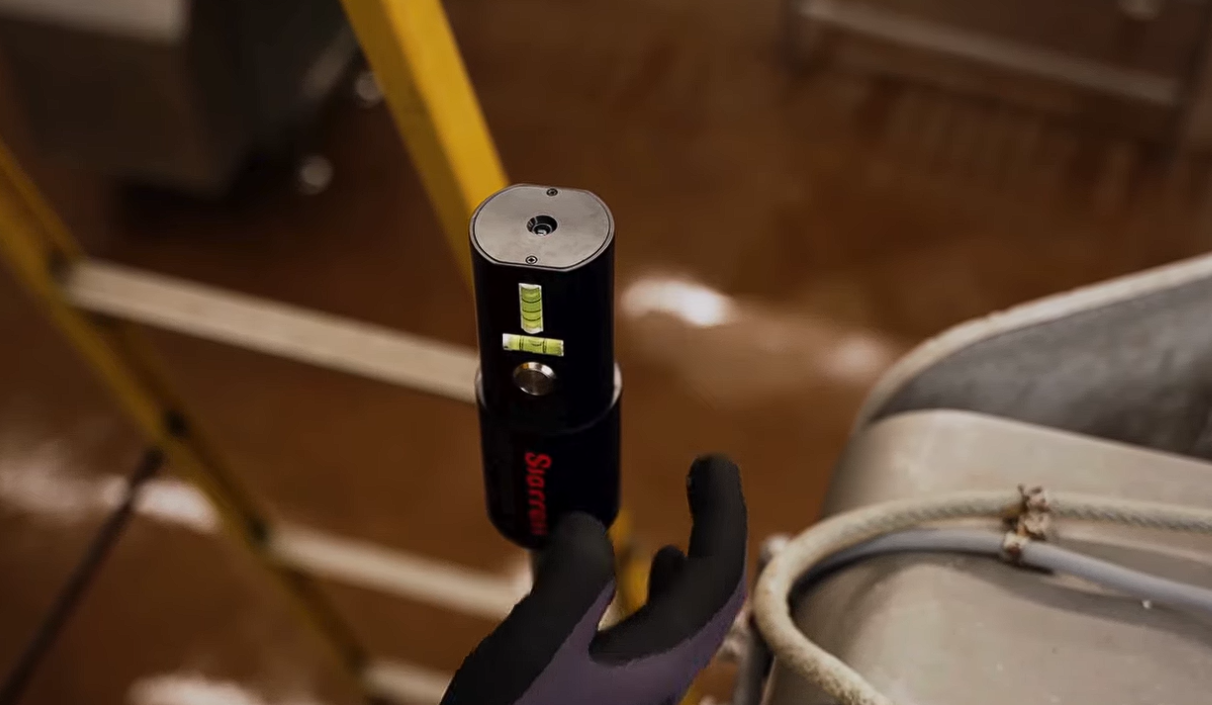 TRUEPOINT SPARK laser hole centre marker with Starrett case and accessories